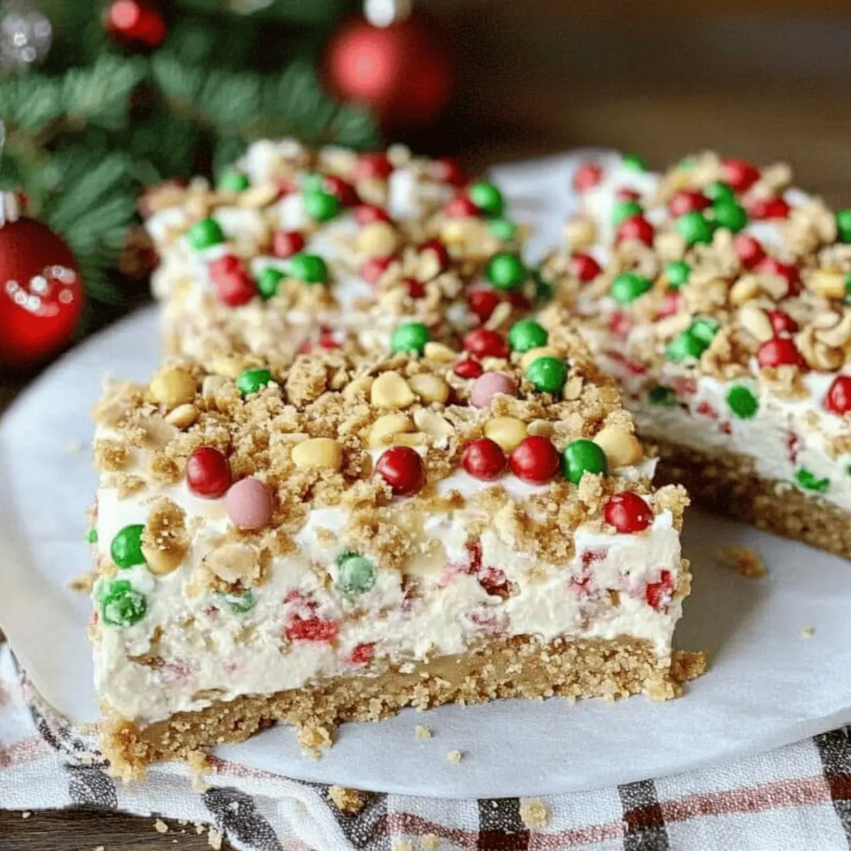 Marshmallow Pretzel Treats with M&M’s