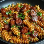 Spicy Honey BBQ Sausage & Pasta