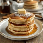 VANILLA CINNAMON BUTTERMILK PANCAKES