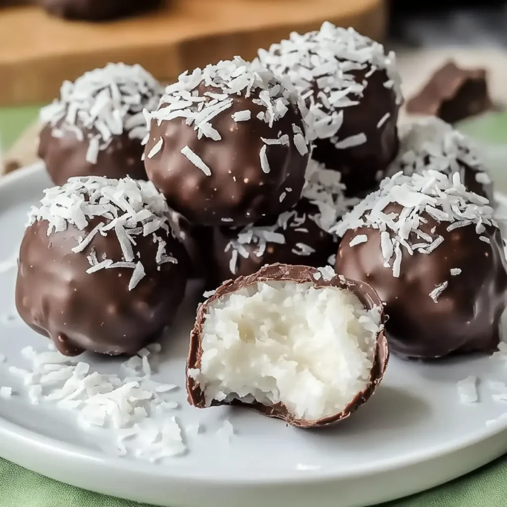 3 Ingredient Coconut Truffles