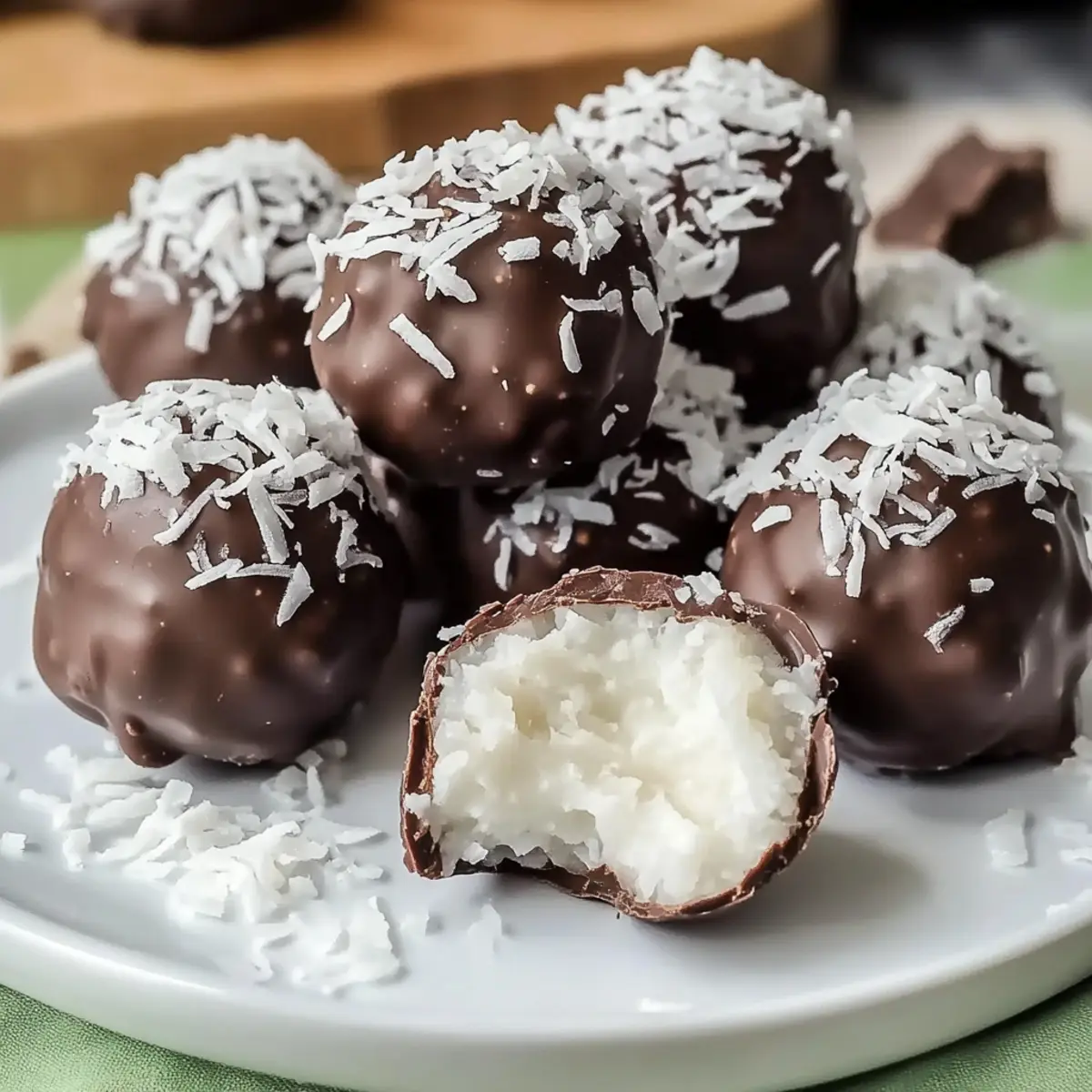 3 Ingredient Coconut Truffles
