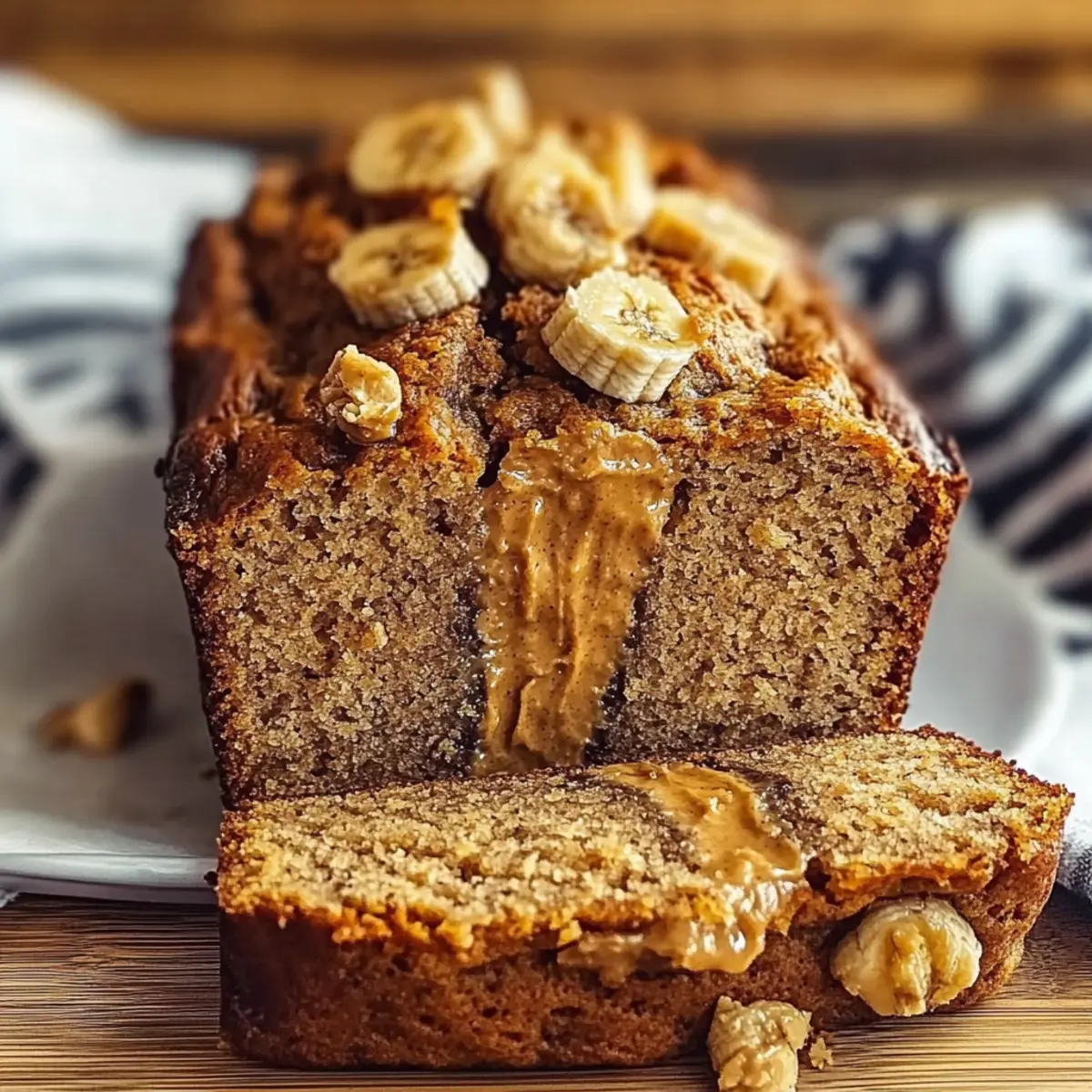 Peanut Butter Banana Bread