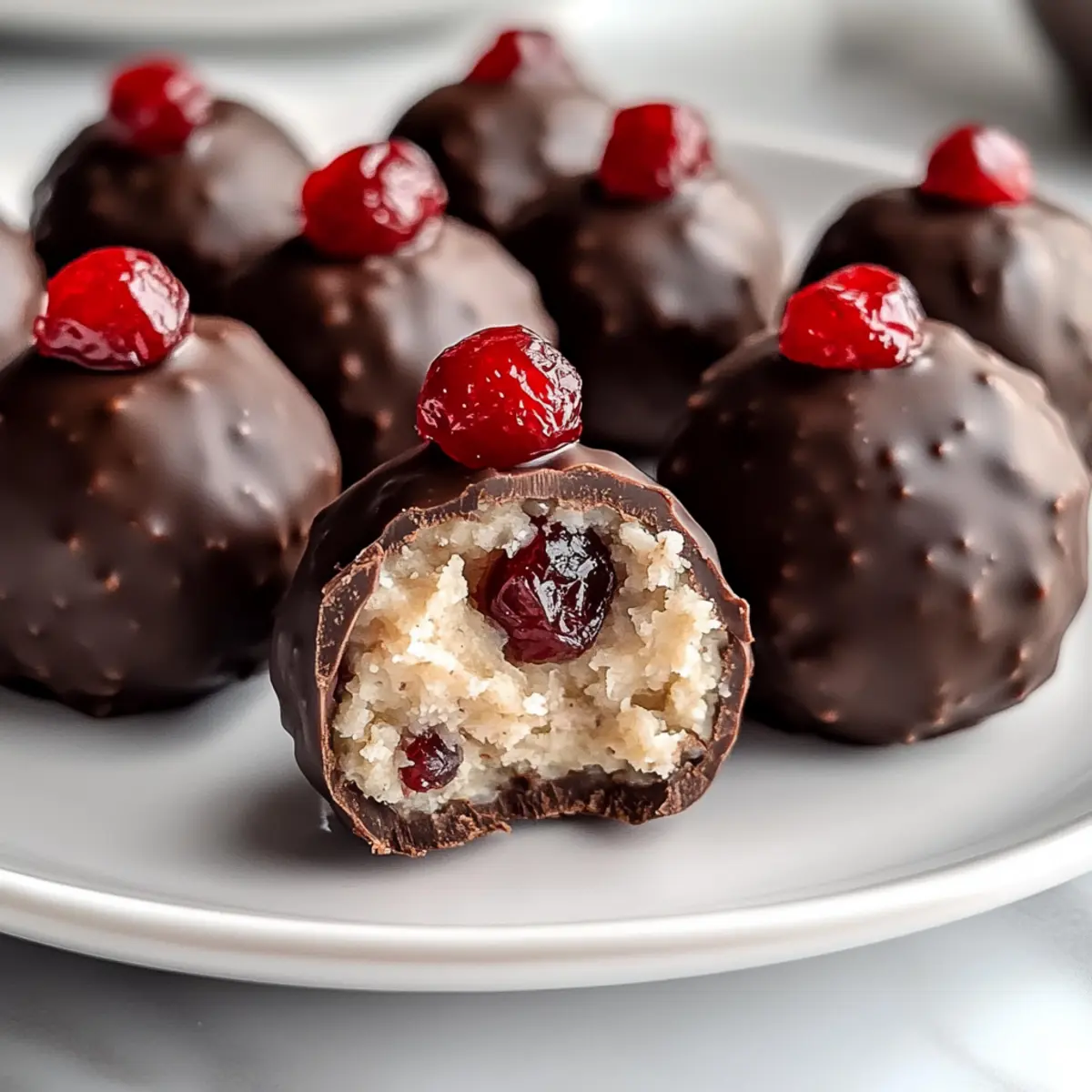 No-Bake Cherry Bourbon Balls