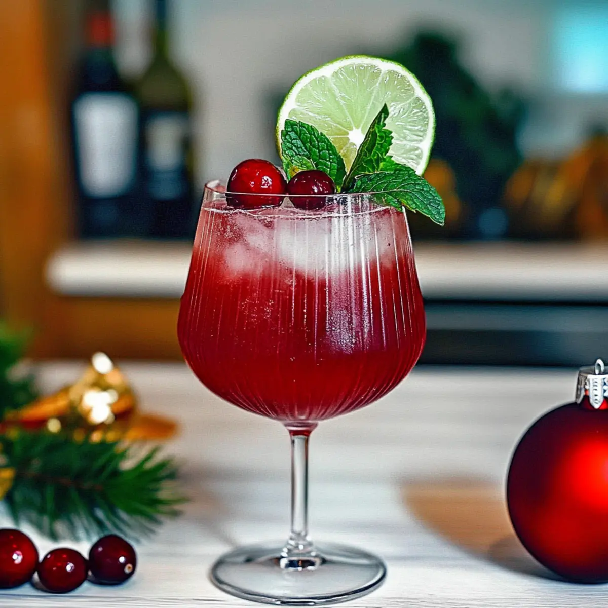 Cranberry Limoncello Spritz