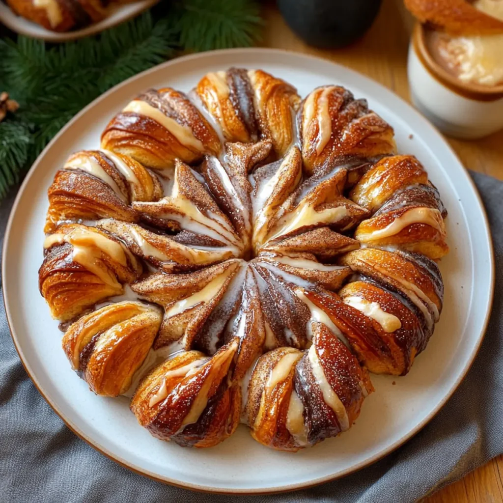 Cinnamon Roll Snowflake Bread: A Festive Treat to Share