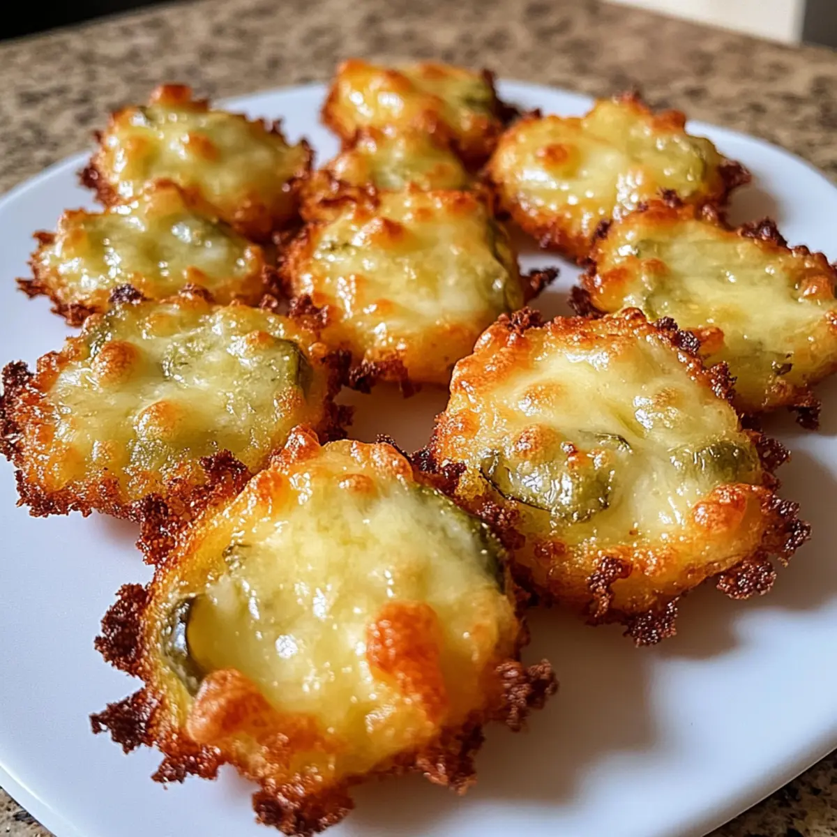 Crispy Pickle Cheese Bites