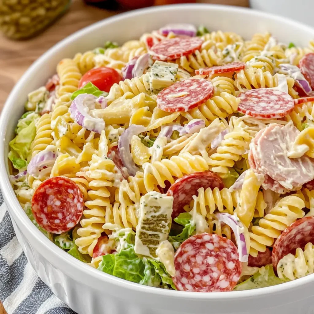 Grinder Pasta Salad: A Savory Summer Delight You’ll Love