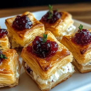 Mini Cranberry Brie Bites