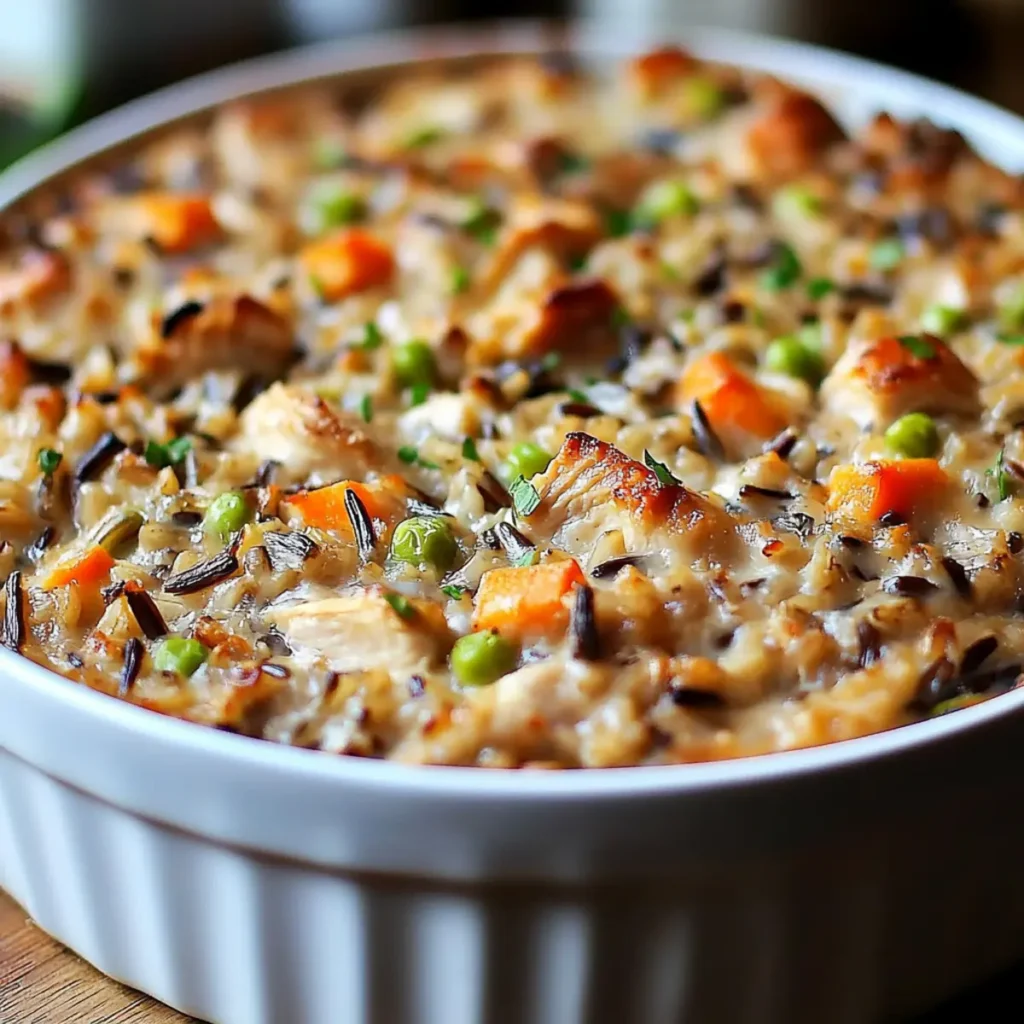 Creamy Chicken Wild Rice Casserole for Ultimate Comfort