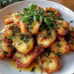 Savory Crispy Fried False with Zesty Herb Infusion