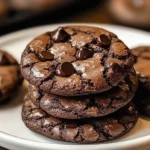 Espresso Chocolate Fudge Cookies