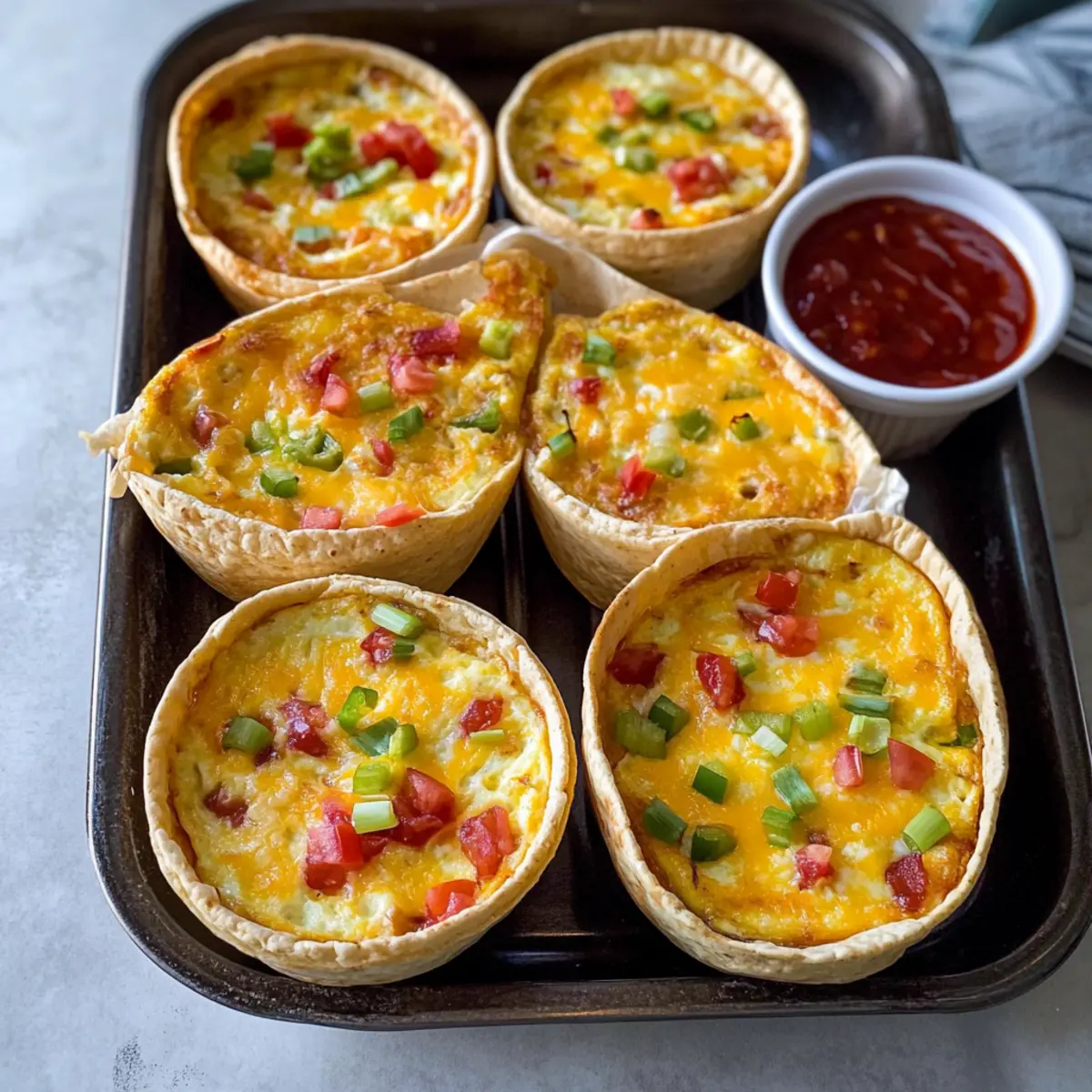 Mexican Taco Boat Quiches