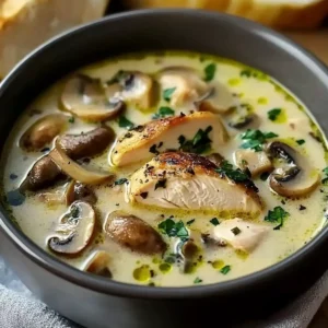 Rotisserie Chicken Mushroom Soup