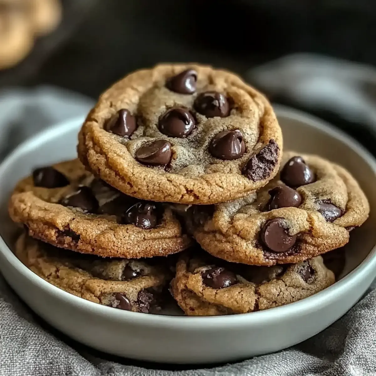 Ultra Thick Bakery Style Chocolate Chip Cookies