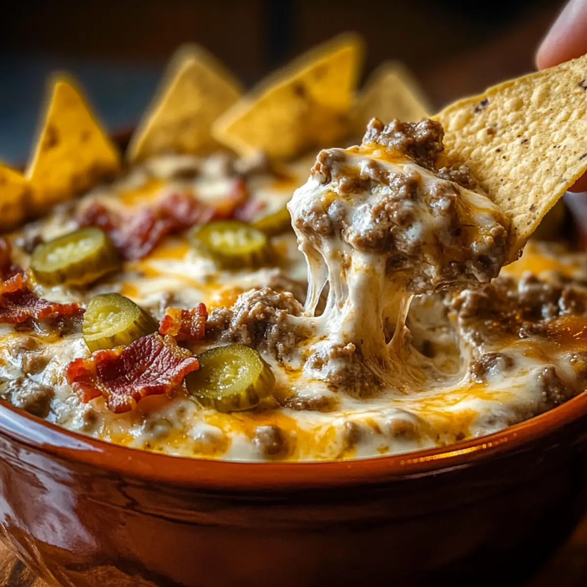Crockpot Big Mac Dip