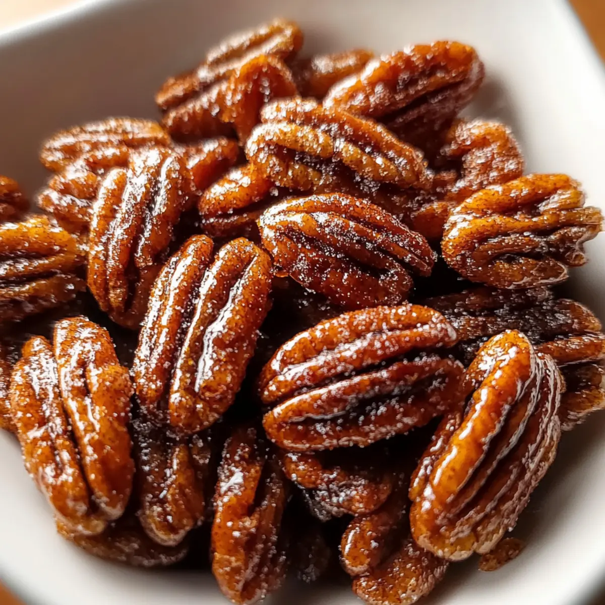 Crockpot Fireball Whisky Candied Pecans