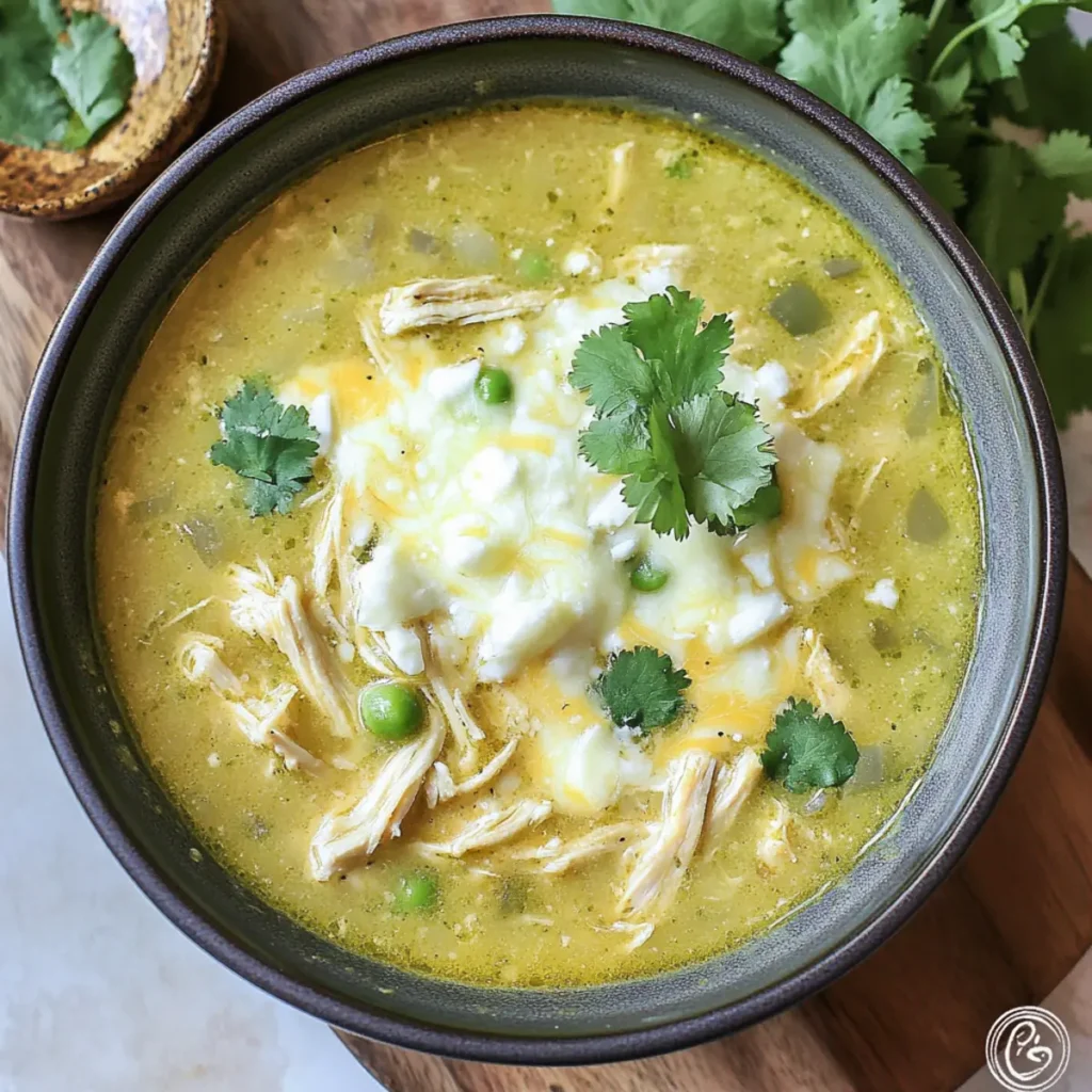 Cozy Up with Green Enchiladas Chicken Soup Delight
