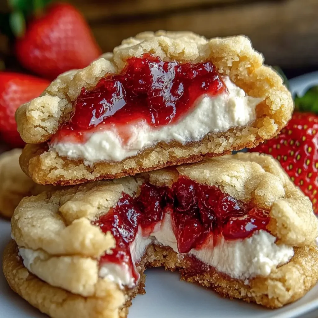 Delicious Strawberry Cheesecake Cookies for Any Sweet Tooth