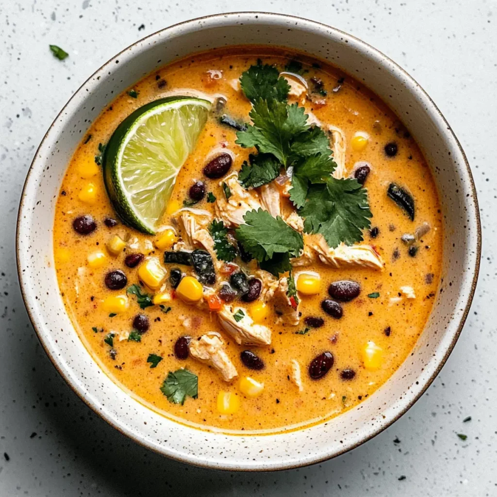 Creamy Chicken, Poblano, and Black Bean Soup for Cozy Nights