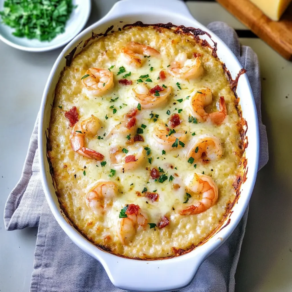 Shrimp and Grits Casserole