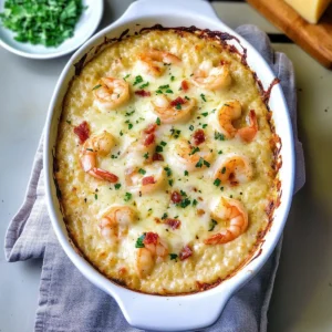 Shrimp and Grits Casserole