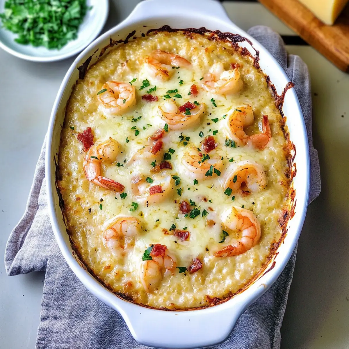 Shrimp and Grits Casserole