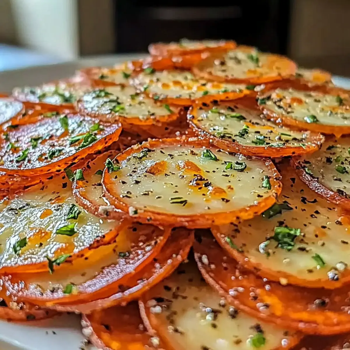 Pepperoni Cheese Crisps