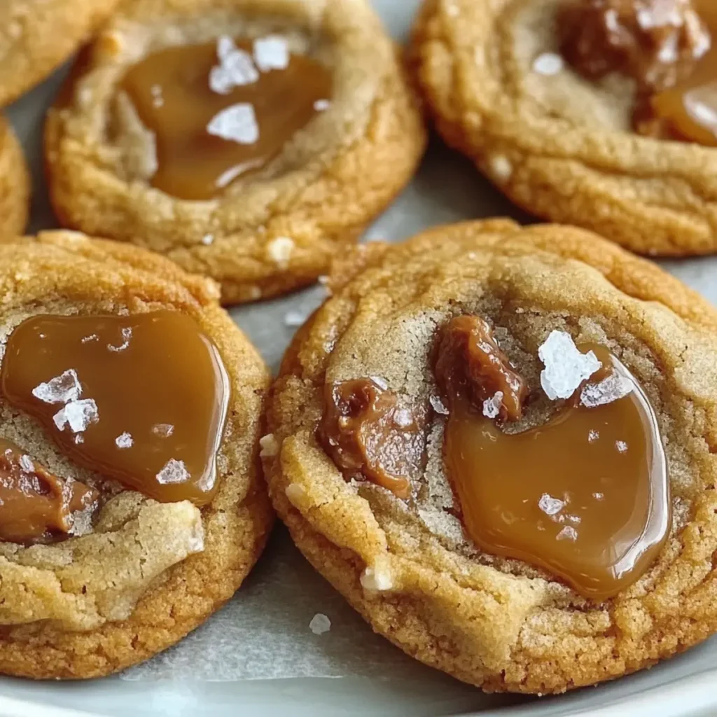 Salted Caramel Cookie Bliss: Irresistibly Gooey & Chewy