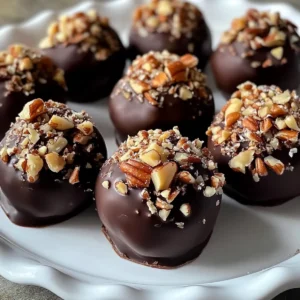 Decadent Chocolate-Dipped Bourbon Balls with a Nutty Crunch