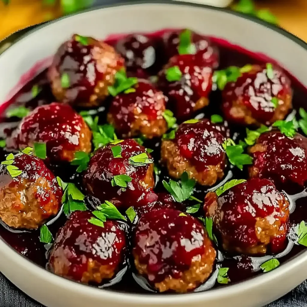 Festive Cranberry Meatballs Ready in 30 Minutes Flat