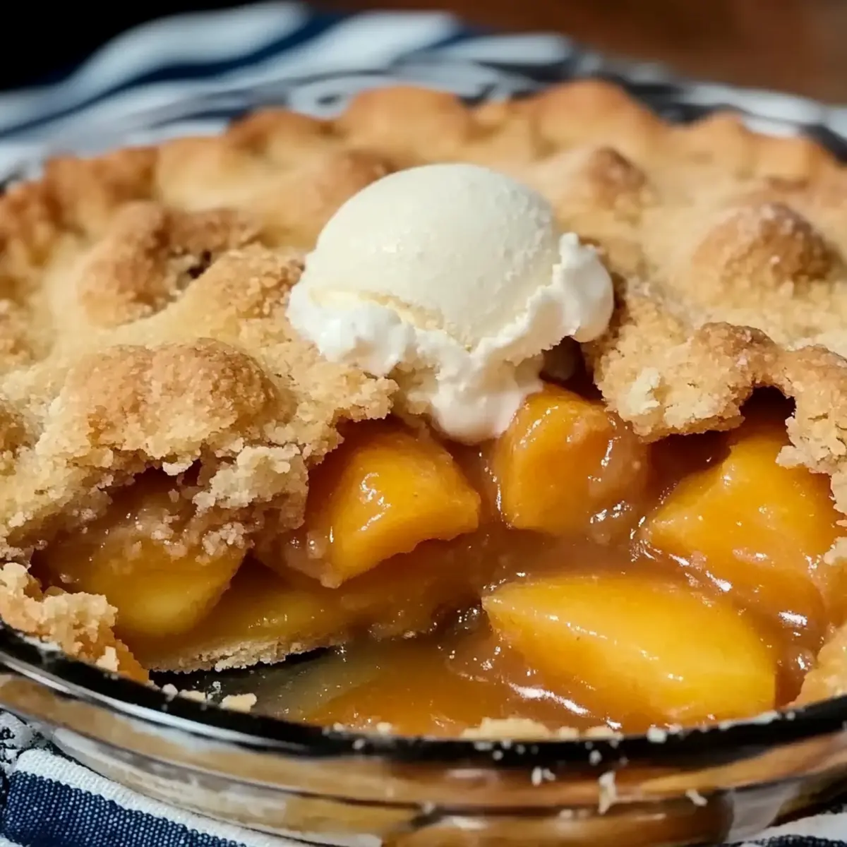 Fresh Southern Peach Cobbler