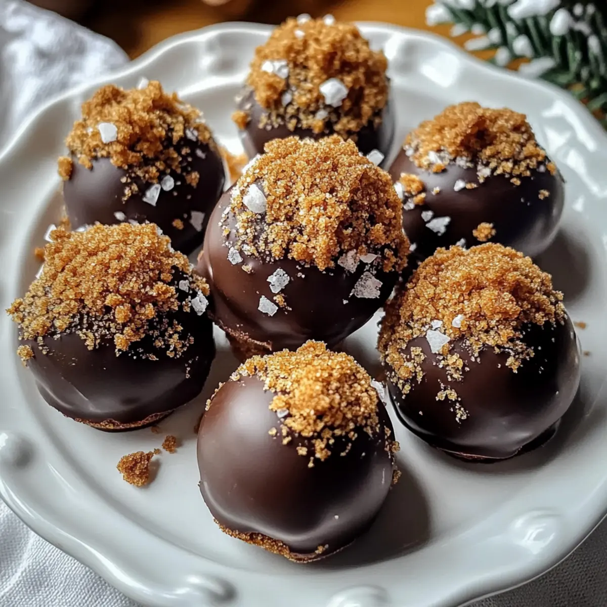 Decadent Spiced Gingerbread Truffles with Creamy Chocolate Coating