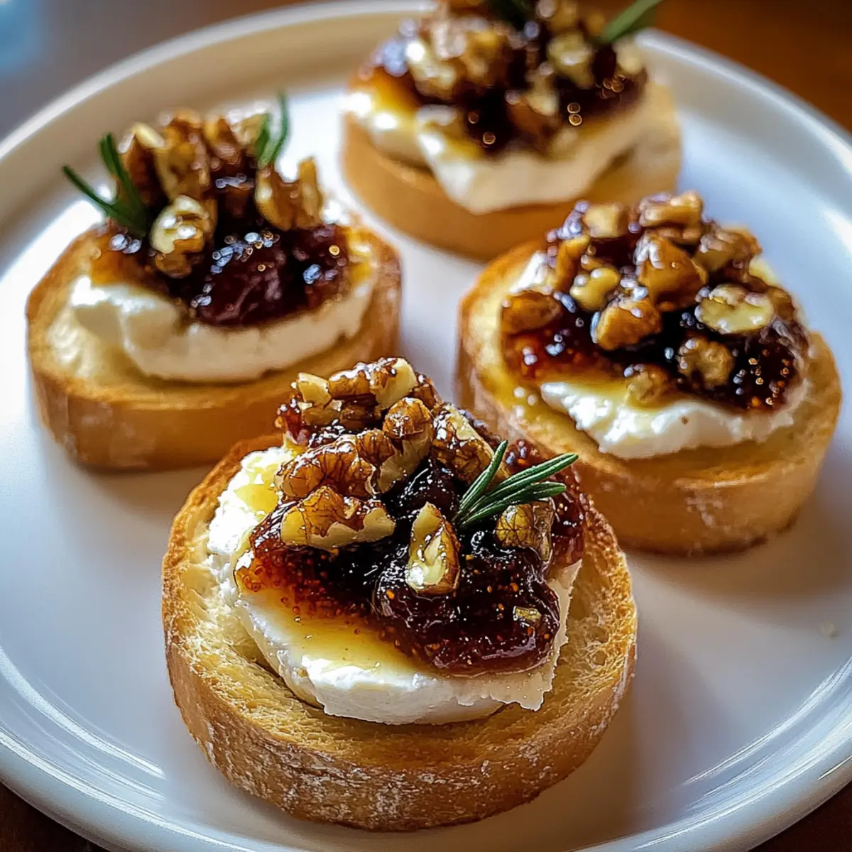 Goat Cheese Fig Jam Appetizer