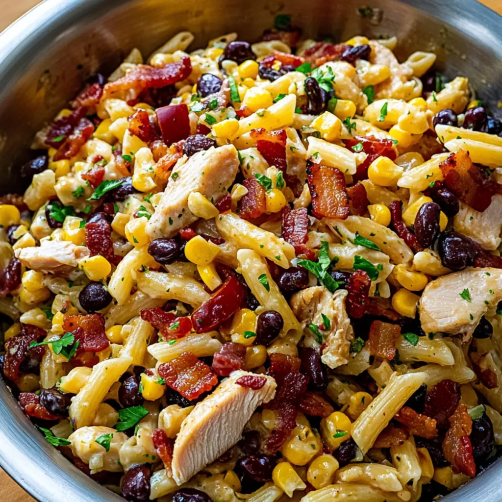 BBQ Chicken Pasta Salad: A Creamy, Flavor-Packed Delight