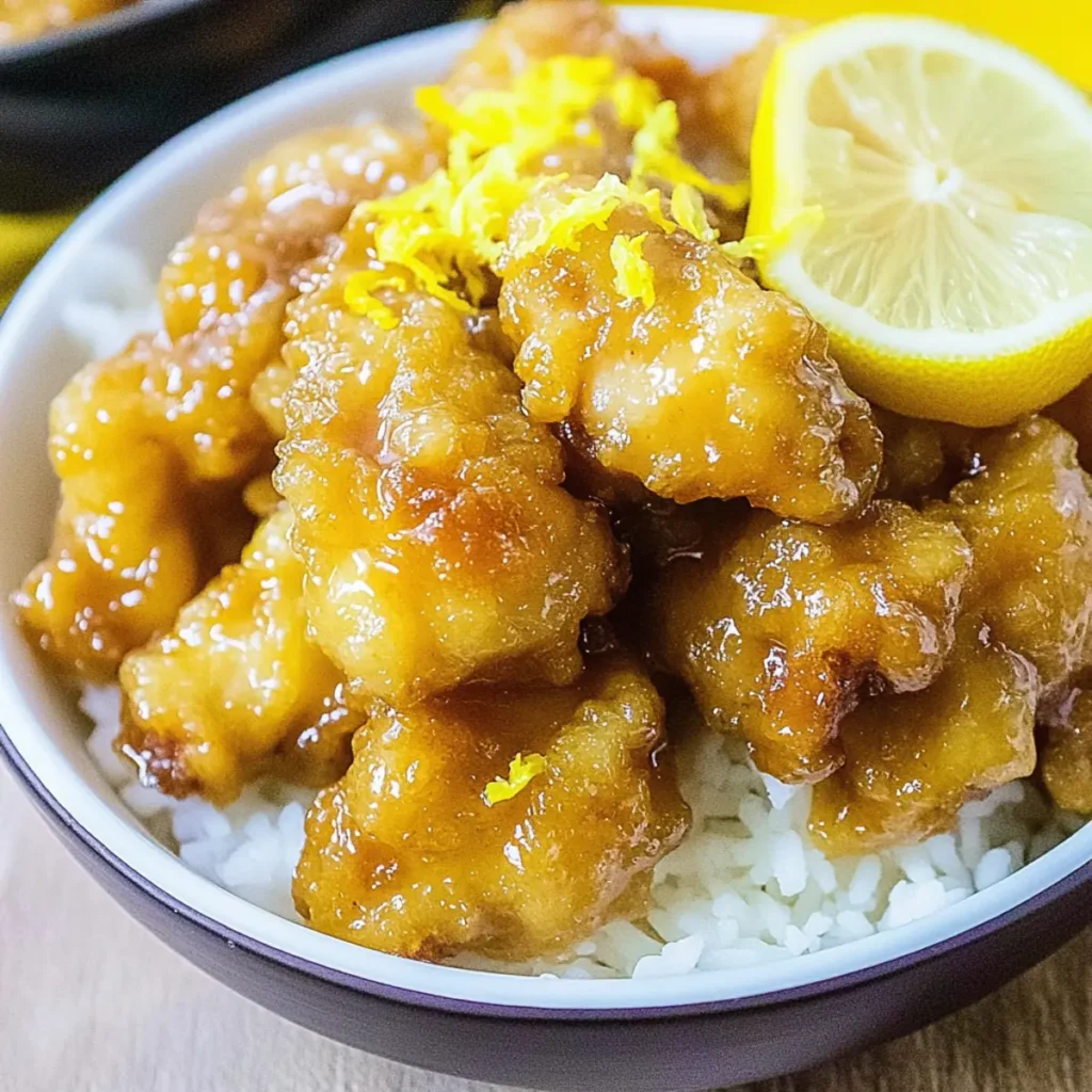 Crispy Chinese Lemon Chicken: A Sweet and Tangy Home Treat