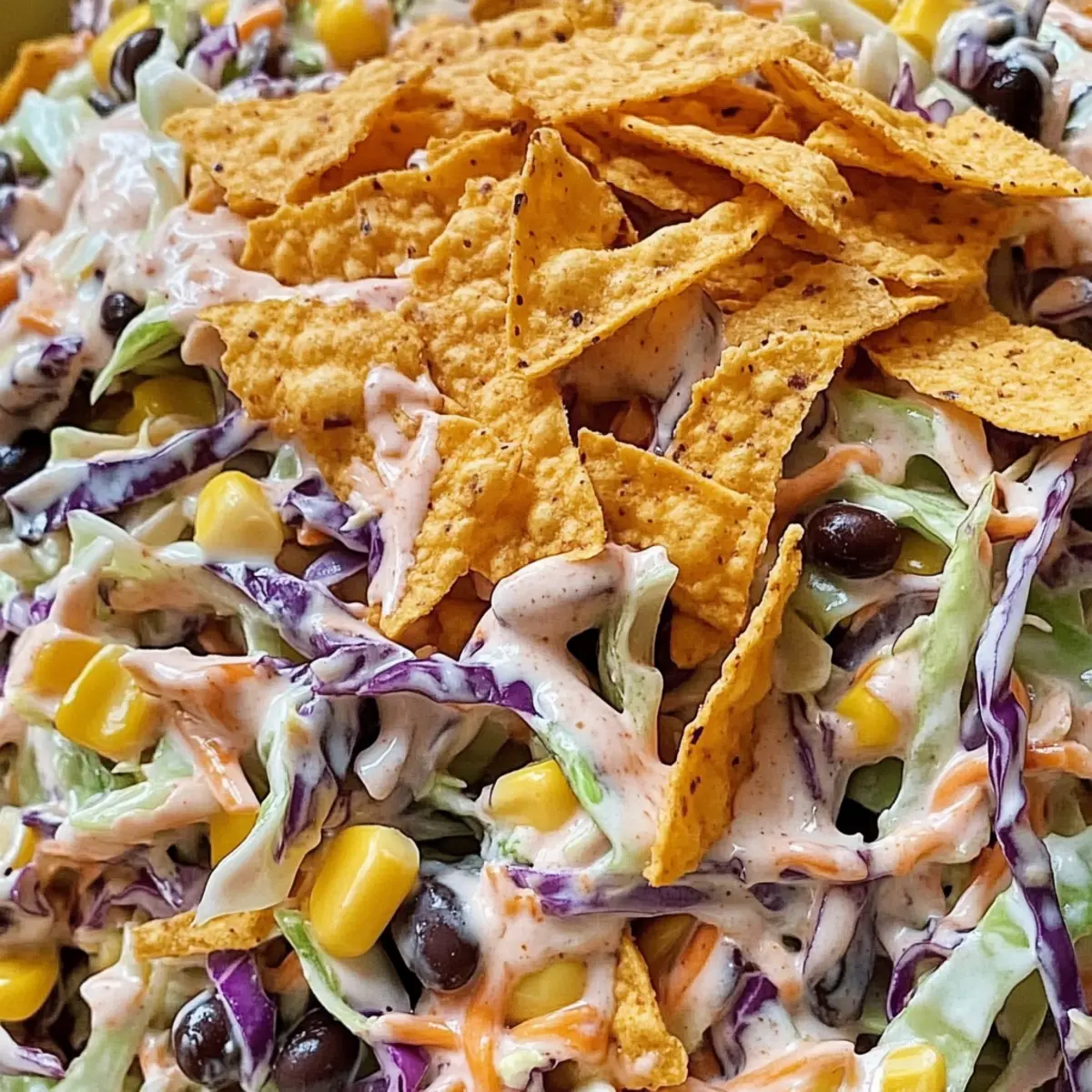 Cowboy Cabbage Slaw with Fritos