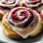 Red Velvet Cinnamon Rolls From Scratch