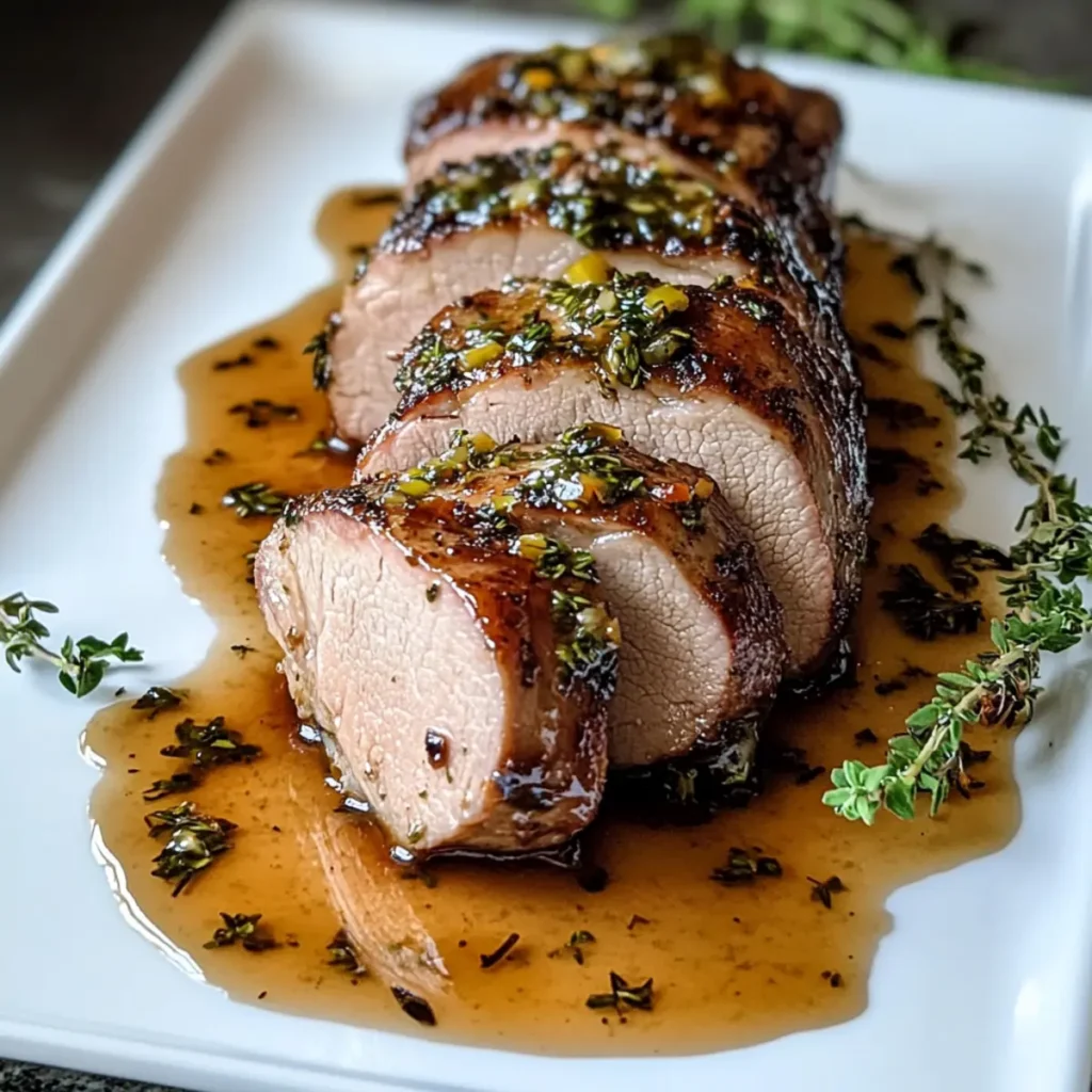 Maple Dijon Pork Tenderloin