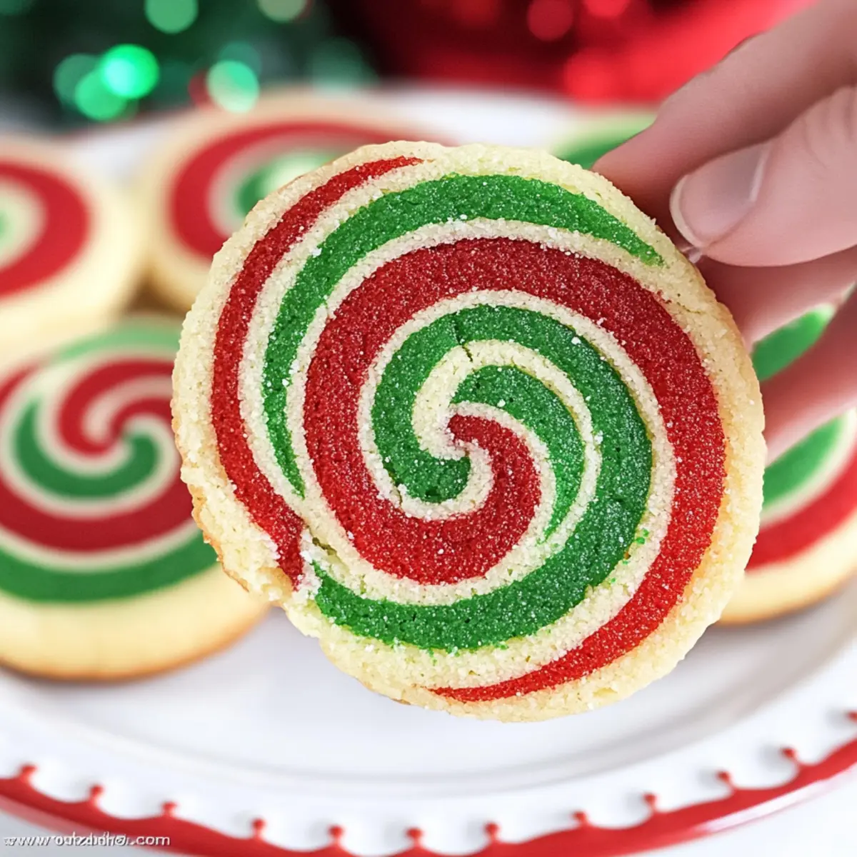 Christmas Pinwheel Cookies