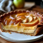 Scrumptious French Custard Pie with Apples