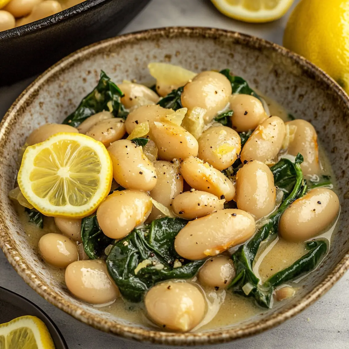 Lemon Garlic Butter Beans