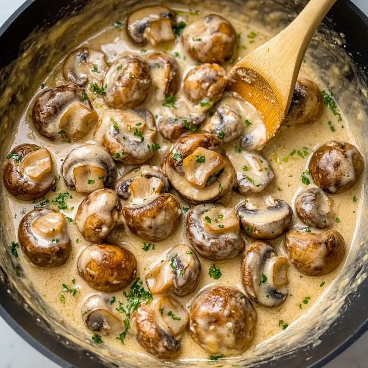 Garlic Parmesan Sautéed Mushrooms