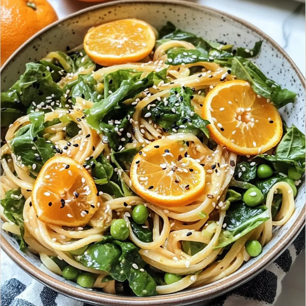 Orange Sesame Noodle Salad