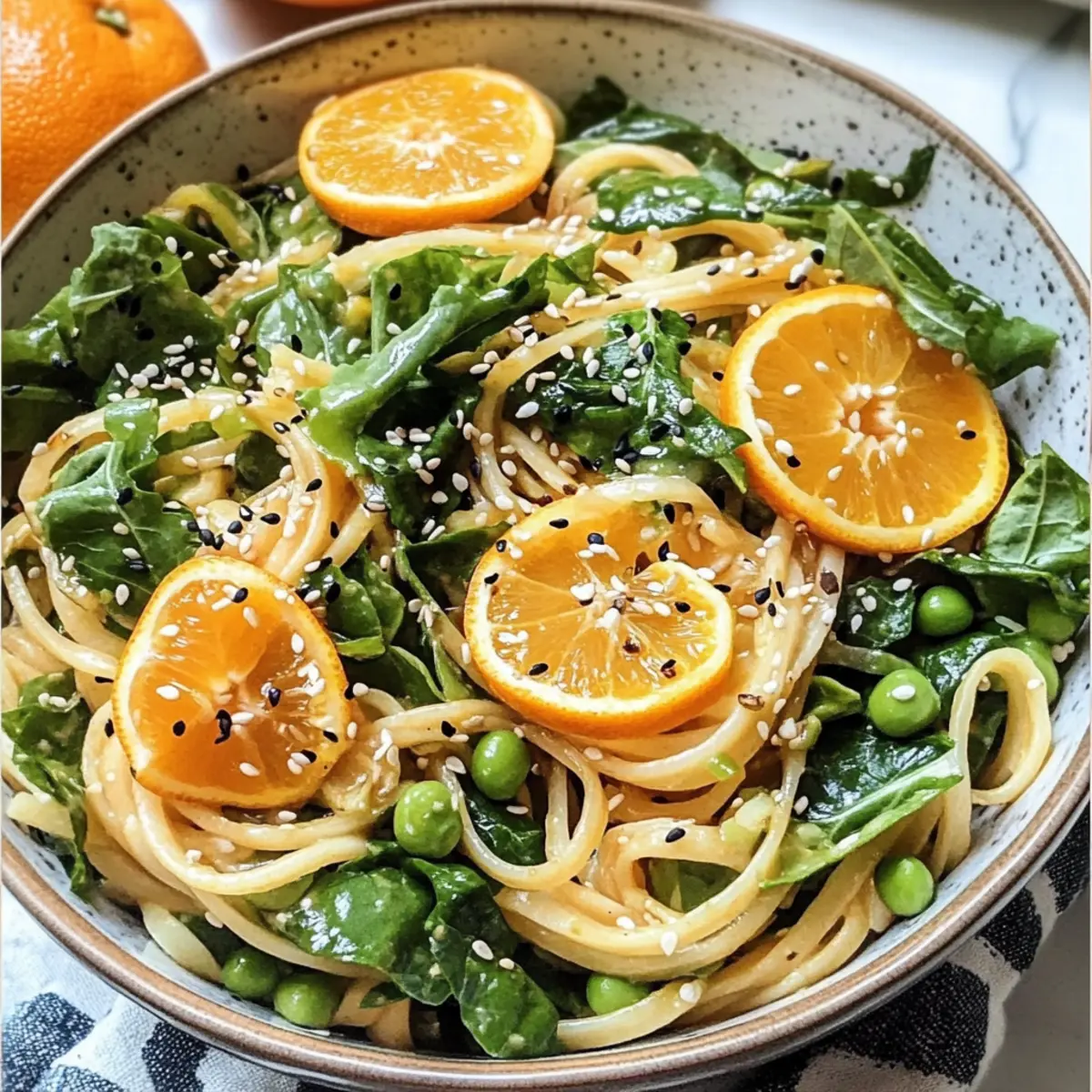 Orange Sesame Noodle Salad