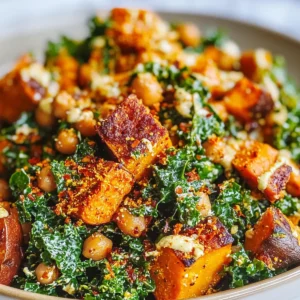 Creamy Kale and Sweet Potato Salad
