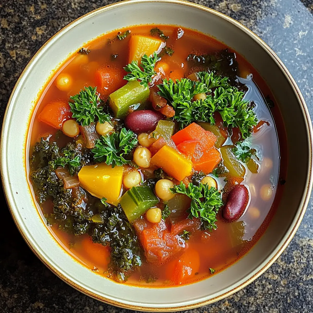 High-Protein Vegetable Soup