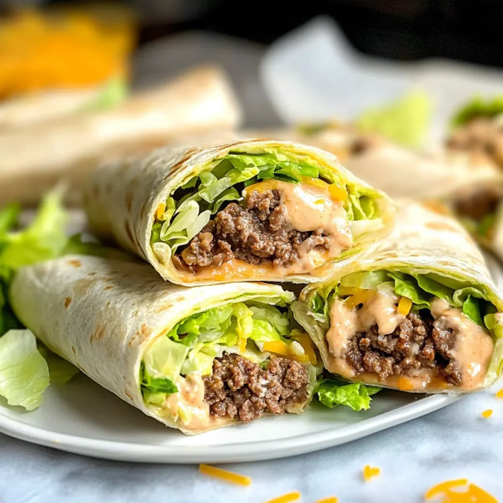 Savory Big Mac Wraps That Make Fast Food a Thing of the Past