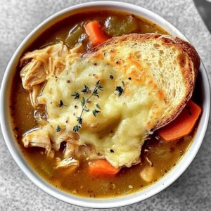 French Onion Chicken Soup