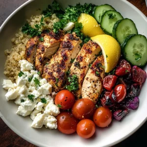 Mediterranean Chicken Bowl