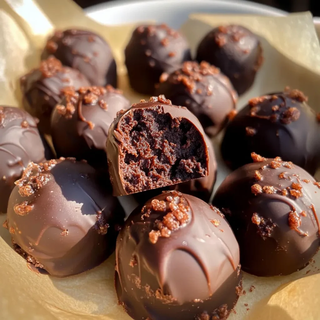 Chewy Brownie Protein Bites for Guilt-Free Snacking